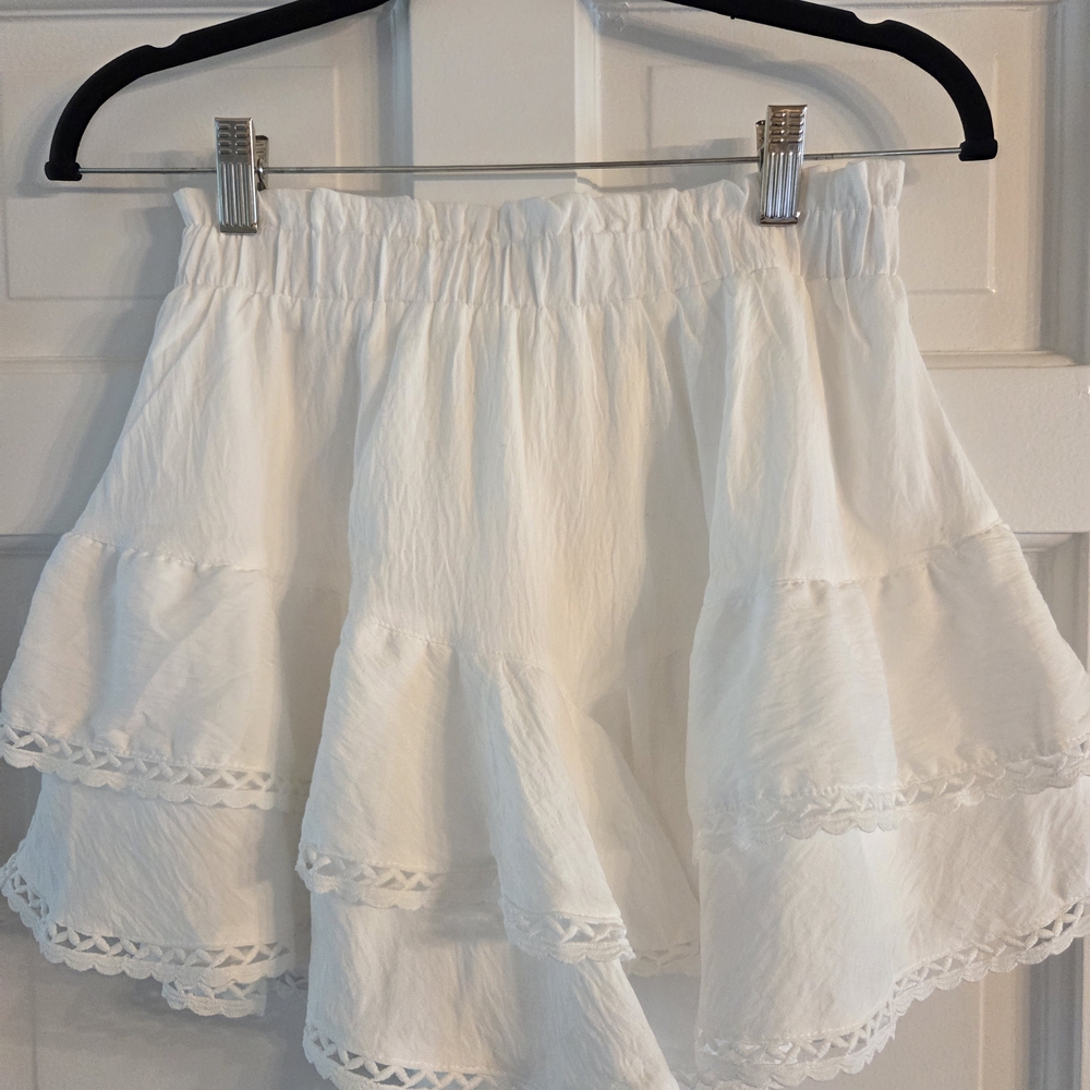 White Mini Skirt - Picture 4 of 5